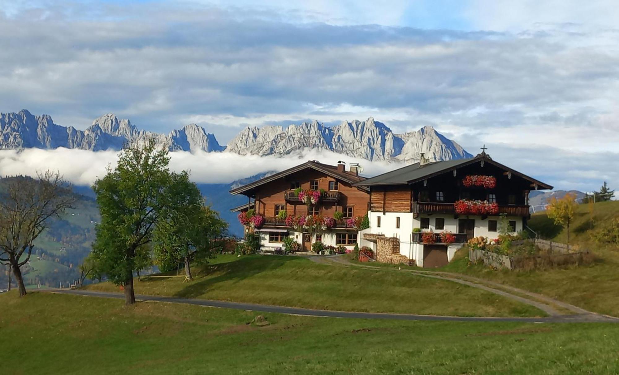 Villa Hahnenkammblick Kitzbühel Exterior foto